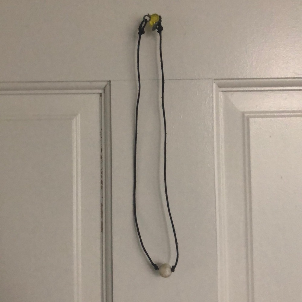 Simple beachy bead necklace